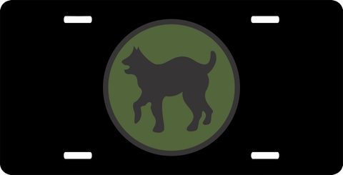 81st Regional Support Command License Plate