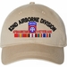 82d Airborne Division Afghanistan Veteran with Ribbons Unstructured Dad Cap