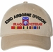 82d Airborne Division Iraq Veteran with Ribbons Unstructured Dad Cap