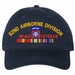 82d Airborne Division Iraq Veteran with Ribbons Unstructured Dad Cap