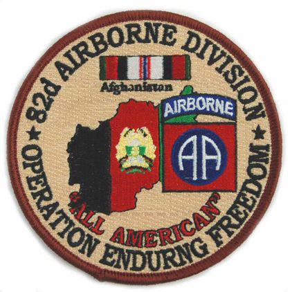 82nd Airborne 4" Operation Enduring Freedom Patch