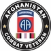 82nd Airborne Division Afghanistan Combat Veteran Decal