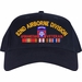 82nd Airborne Division Afghanistan Veteran Embroidered Cap with Ribbons
