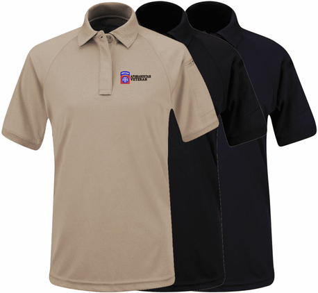 82nd Airborne Division Afghanistan Veteran Propper Women's Snag Free Polo