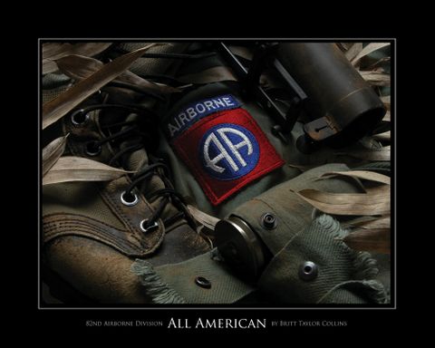 82nd Airborne Division - All American - Giclee Print