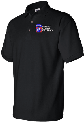82nd Airborne Division Desert Storm Veteran Polo
