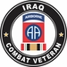 82nd Airborne Division Iraq Combat Veteran Decal