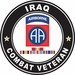 82nd Airborne Division Iraq with GWOT Ribbons Combat Veteran Decal