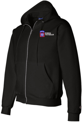 82ND Airborne Division Korea Veteran Zippered Hoodie