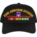 82nd Airborne Division Vietnam Veteran Embroidered Cap with Ribbons