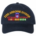 82nd Airborne Division Vietnam Veteran with Ribbons Unstructured Dad Cap