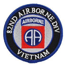 82nd Airborne Vietnam Veteran Patch (3-1/4")