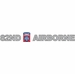 82nd Airborne Window Strip Vinyl Transfer Decal