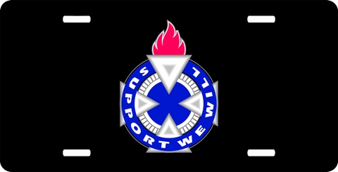 85th Maneuver Area Command License Plate