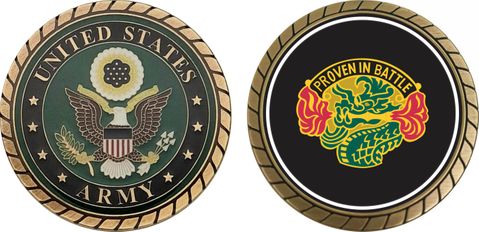 U.S. Army 89th Military Police Brigade Unit Crest Challenge Coin