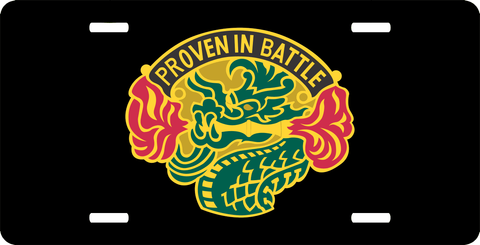 89th Military Police Brigade Unit Crest License Plate