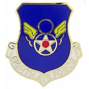 8th AF Mini Shield Lapel Pin