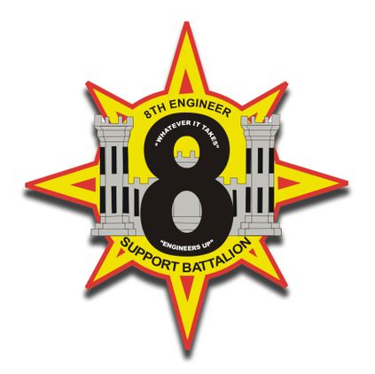 8th Engineer Support Battalion ESB 8 Sticker Decal