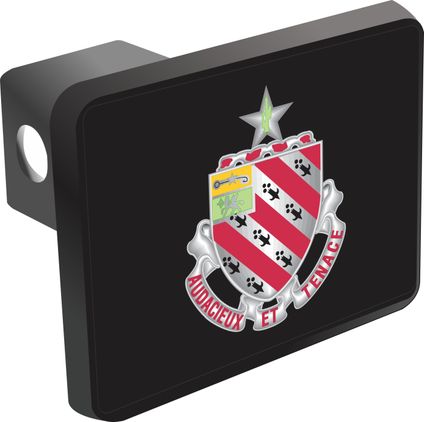 8th Field Artillery Regiment Unit Crest Hitch Cover