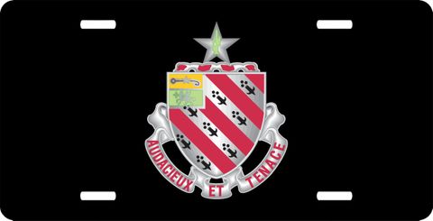 8th Field Artillery Regiment Unit CrestLicense Plate