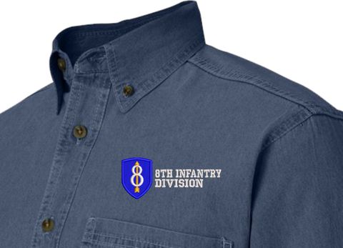 8th Infantry Division Denim Shirt
