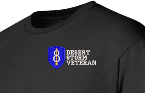 8th Infantry Division Desert Storm Veteran T-Shirt