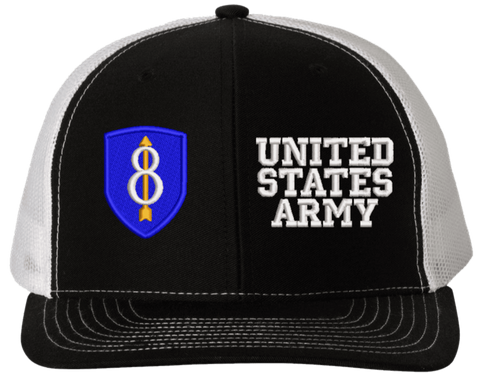 8th Infantry United States Army Split Cap
