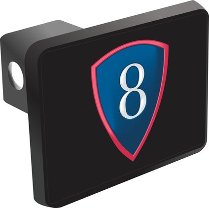 8th Personnel Command Patch Hitch Cover
