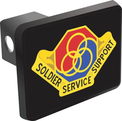 8th Personnel Command Unit Crest Hitch Cover