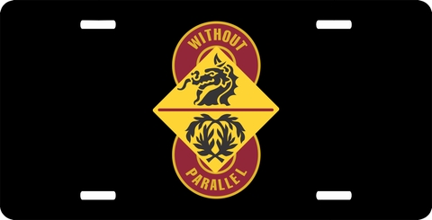 8th Transport Brigade Unit Crest License Plate