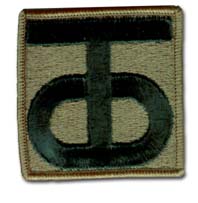 90TH ARMY RESERVE COMMAND SUBDUED 2" MILITARY PATCH