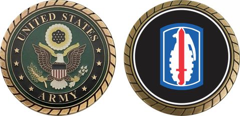 U.S. Army 91st Infantry Brigade Challenge Coin