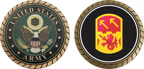U.S. Army 94th Air Defense Artillery Brigade Patch Challenge Coin