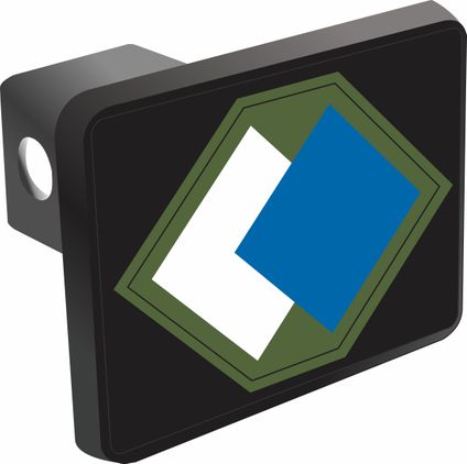 96th Army Reserve Command Division Trailer Hitch Cover