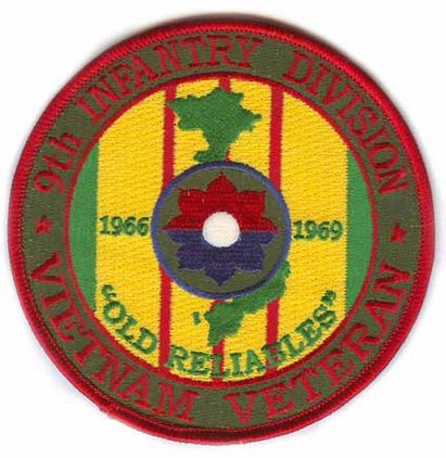 9th Infantry 4" Vietnam Veteran Patch