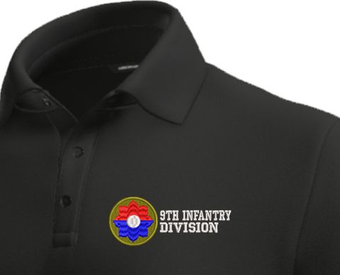 9th Infantry Division Moisture Wicking Polo