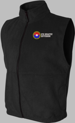 9th Infantry Division Full-Zip Fleece Vest