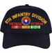 9th Infantry Division Vietnam Veteran Embroidered Cap with Ribbons