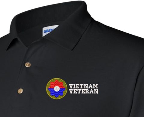 9th Infantry Division Vietnam Veteran Polo