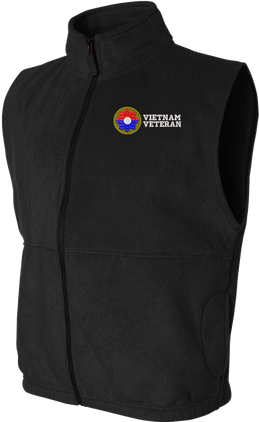 9th Infantry Division Vietnam Veteran Full-Zip Fleece Vest