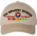 9th Infantry Division Vietnam Veteran with Ribbons Unstructured Dad Cap