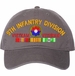 9th Infantry Division Vietnam Veteran with Ribbons Unstructured Dad Cap