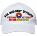 9th Infantry Division Vietnam Veteran with Ribbons Unstructured Dad Cap