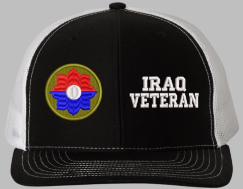 9th Infantry Iraq Veteran Split Cap