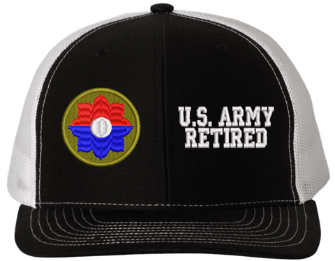 9th Infantry U.S. Army Retired Split Cap