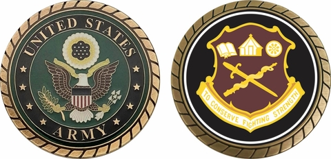 Academy Health Sciences Unit Crest Army Challenge Coin