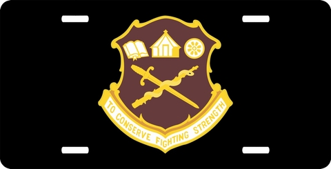 Academy Health Sciences Unit Crest License Plate
