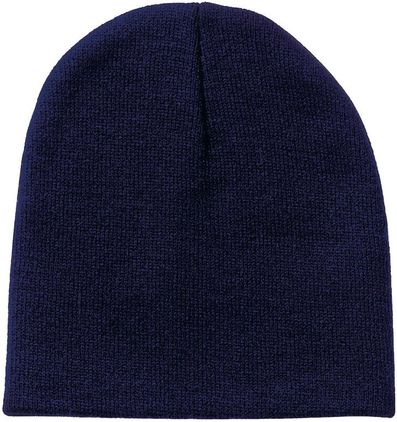Navy Blue Acrylic Skull Cap