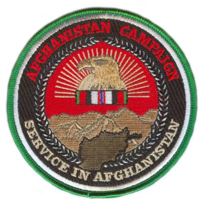 Afghanistan Campaign Medal 4" Patch