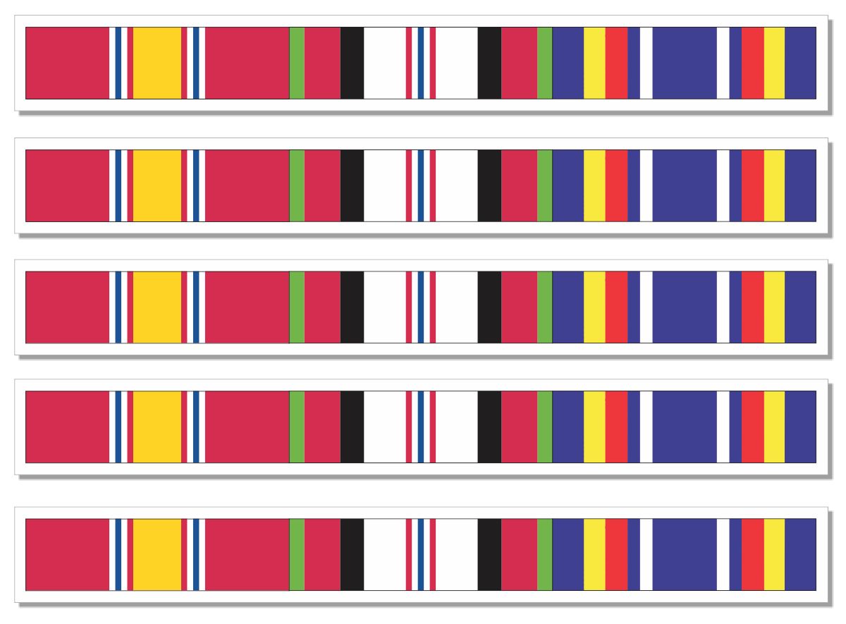 Afghanistan Service Ribbon 5 Pack